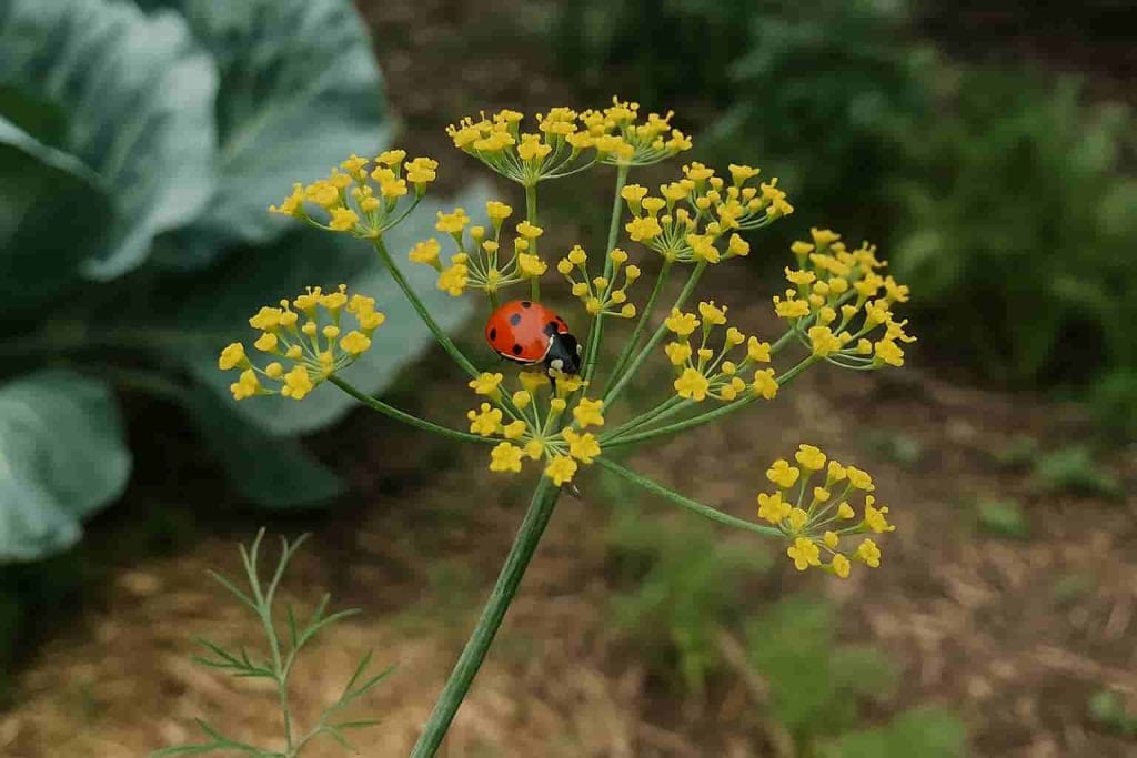 dill and ladybug 1